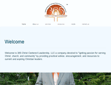 Tablet Screenshot of 365christcenteredleadership.com